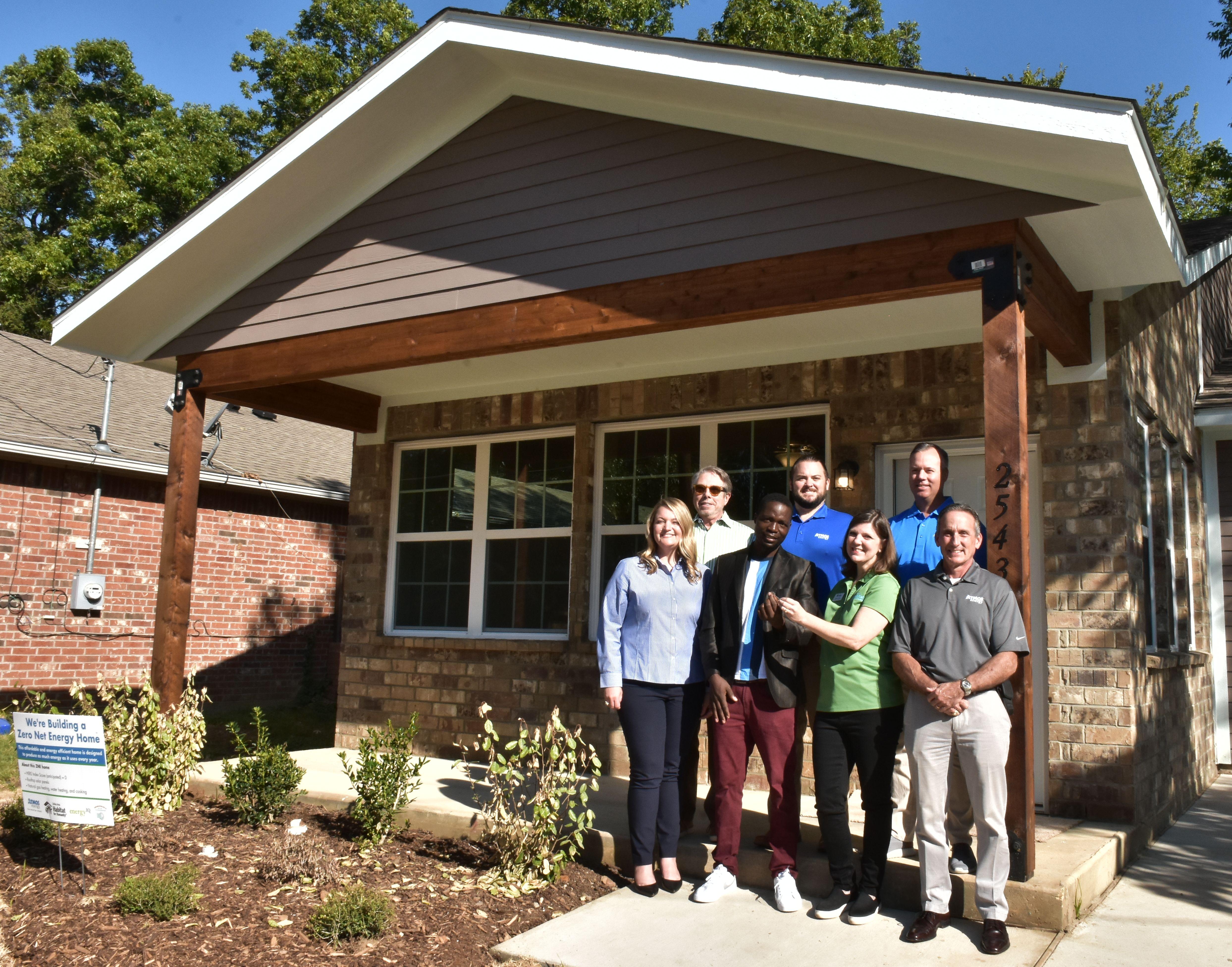 Atmos Energy dedicating a ZNE home to a deserving neighbor