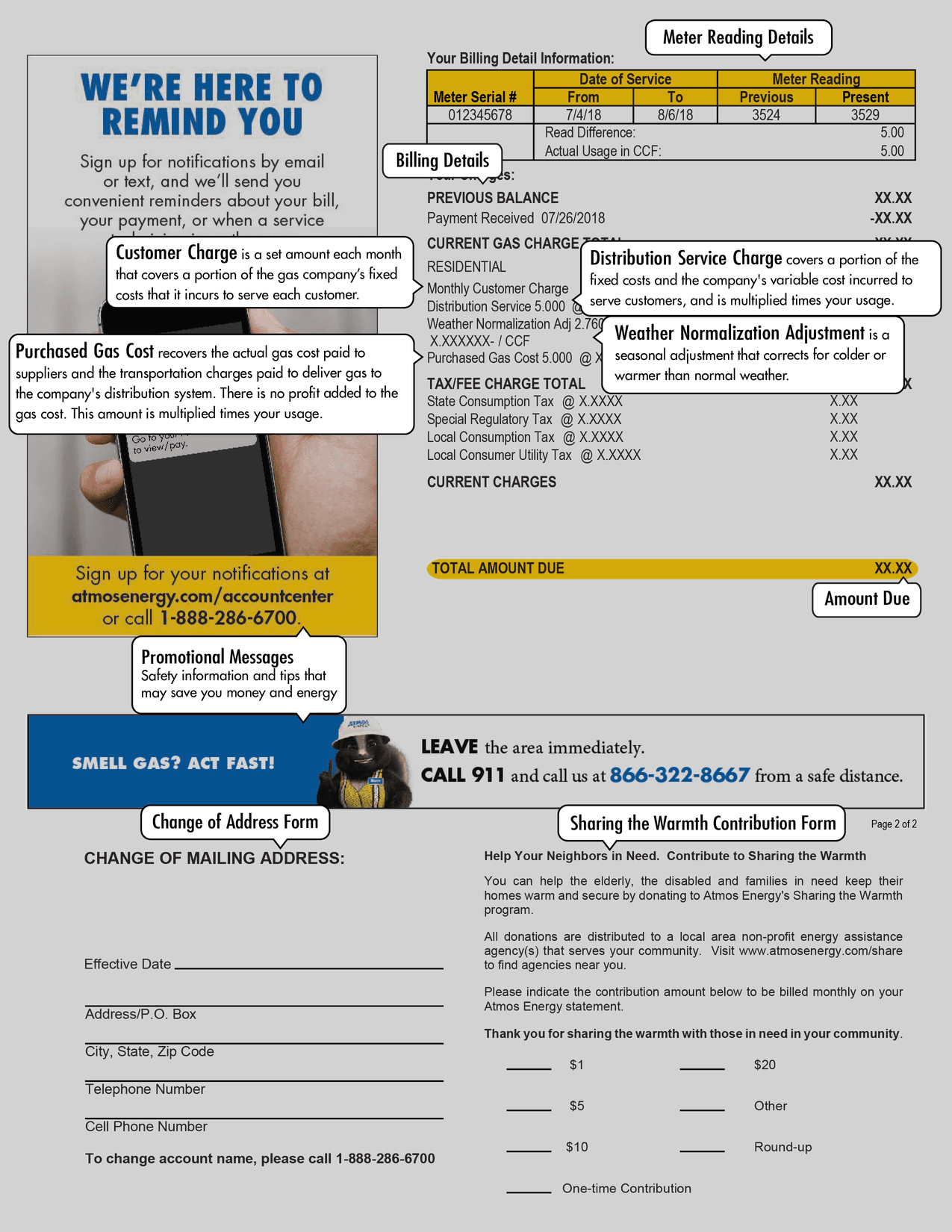 Second page of an example Virginia bill.