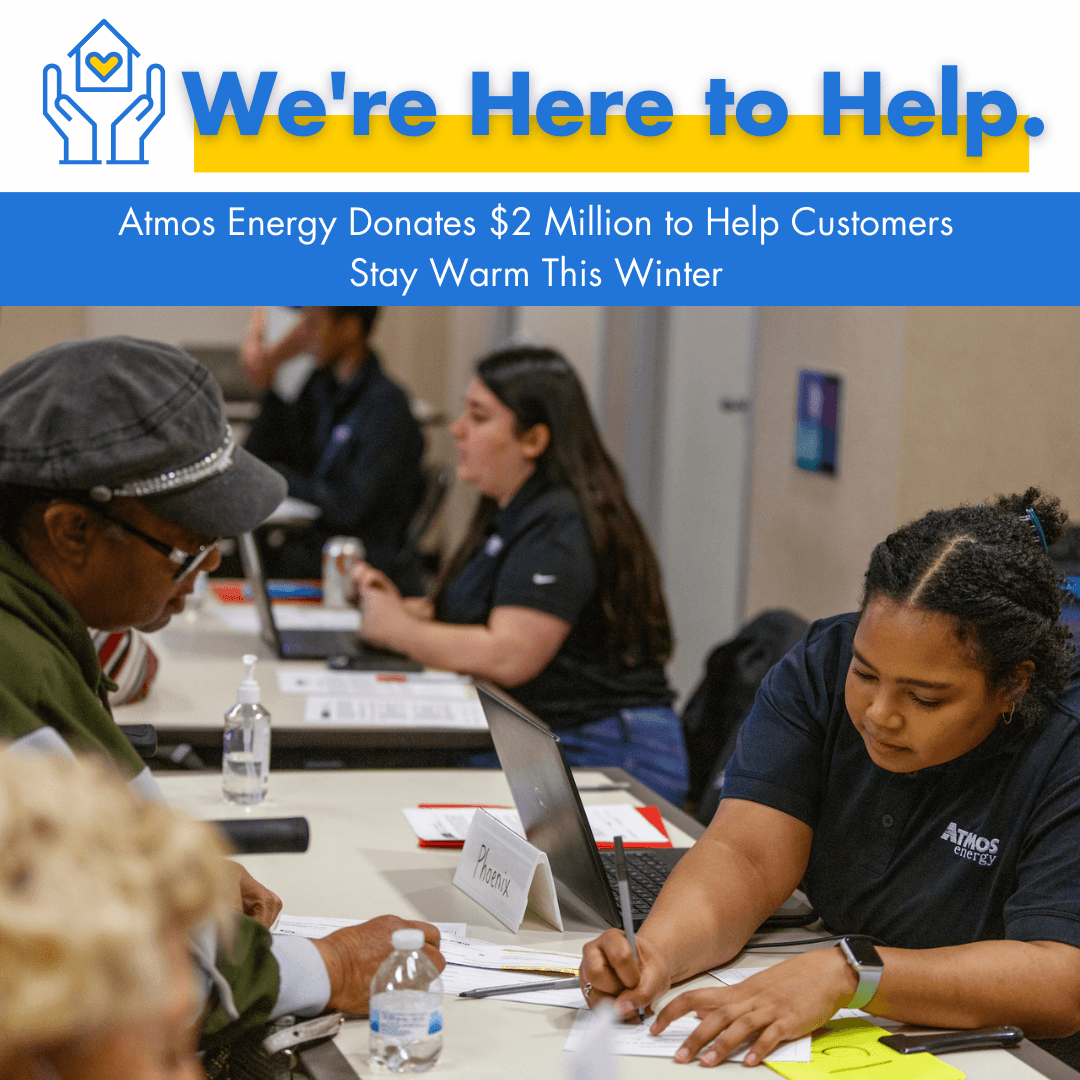 Atmos Energy Donates $2 Million to Energy Assistance Agencies